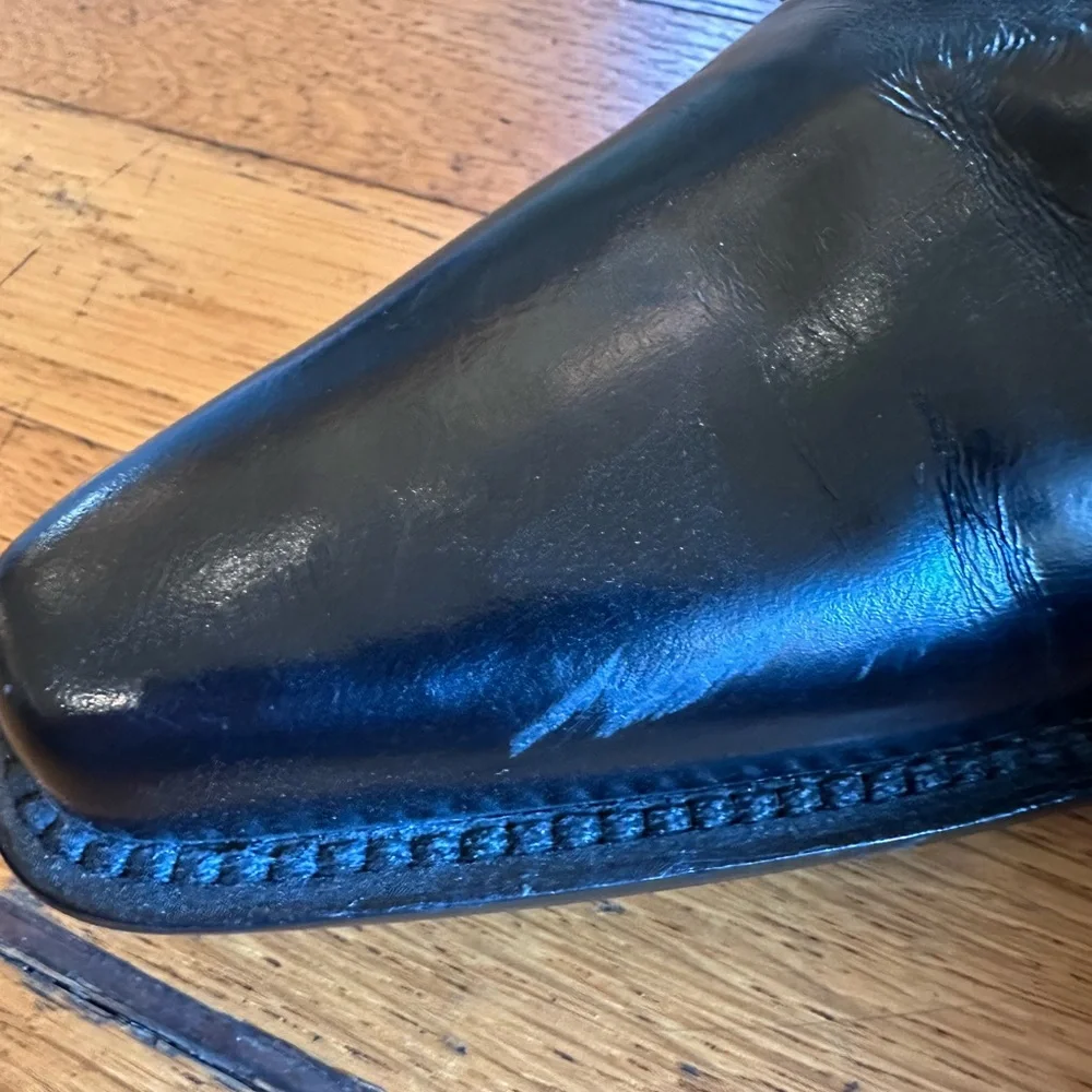 Donald Pliner Black suede & leather Over-the-Knee Women's Boots size 7 - Picture 7 of 8